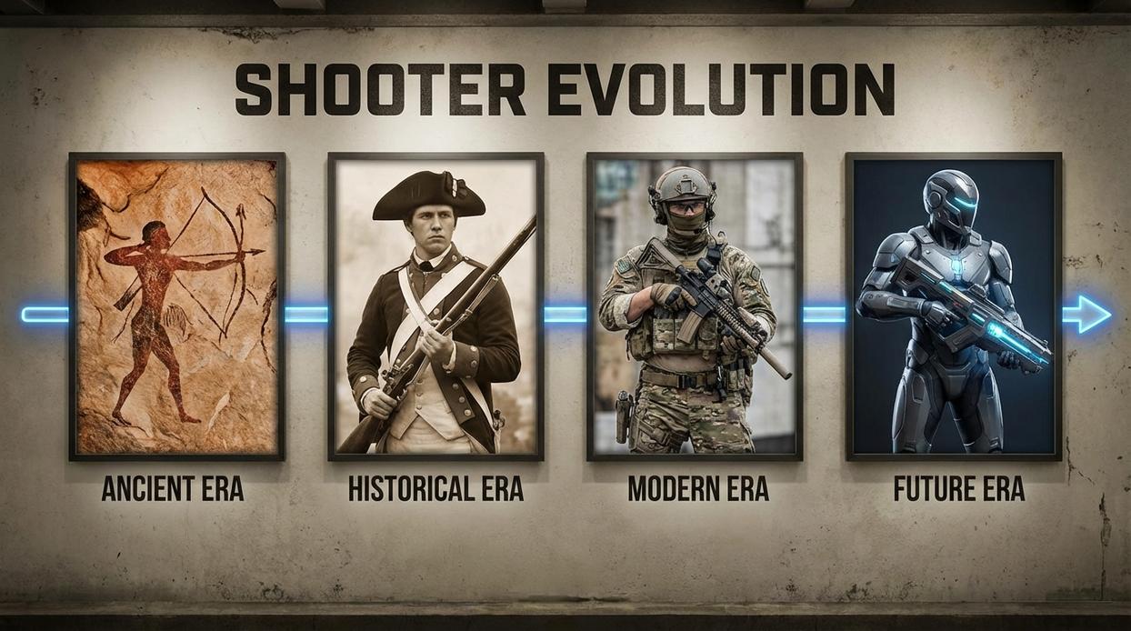 shooter evolution
