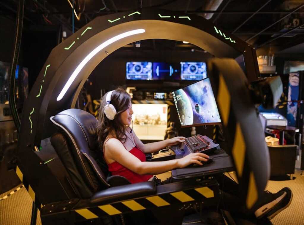 ergonomic gaming setup