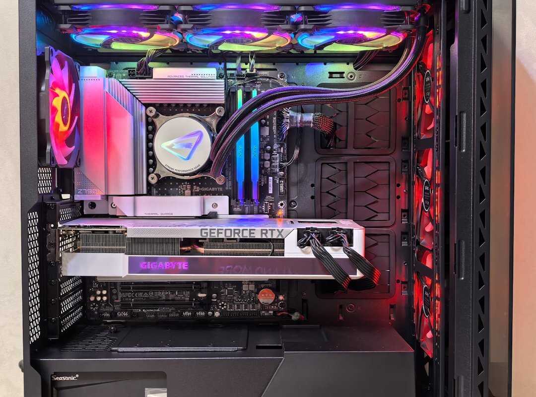 PC gaming setup